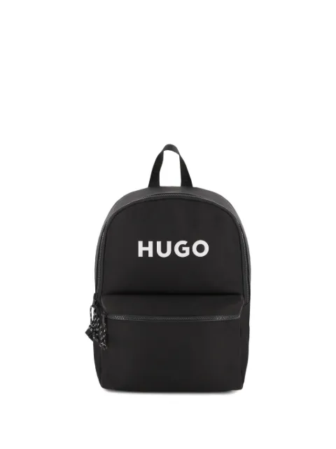 HUGO KIDS mochila con logo estampado