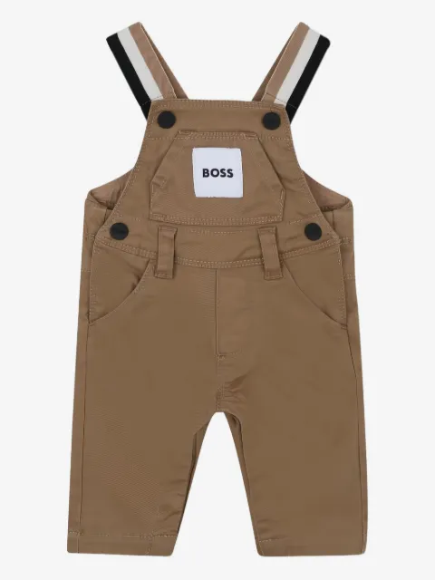 BOSS Kidswear Latzhose mit gestreiften Trägern