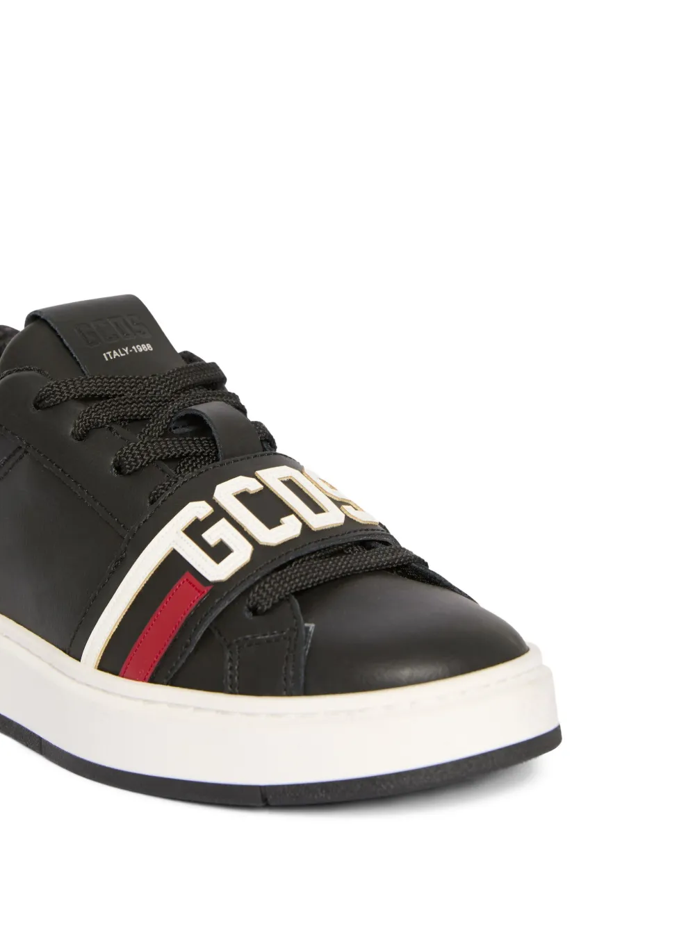 GCDS Leren sneakers Zwart