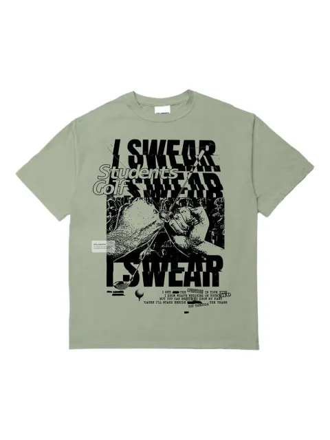 Students Golf I Swear graphic-print T-shirt