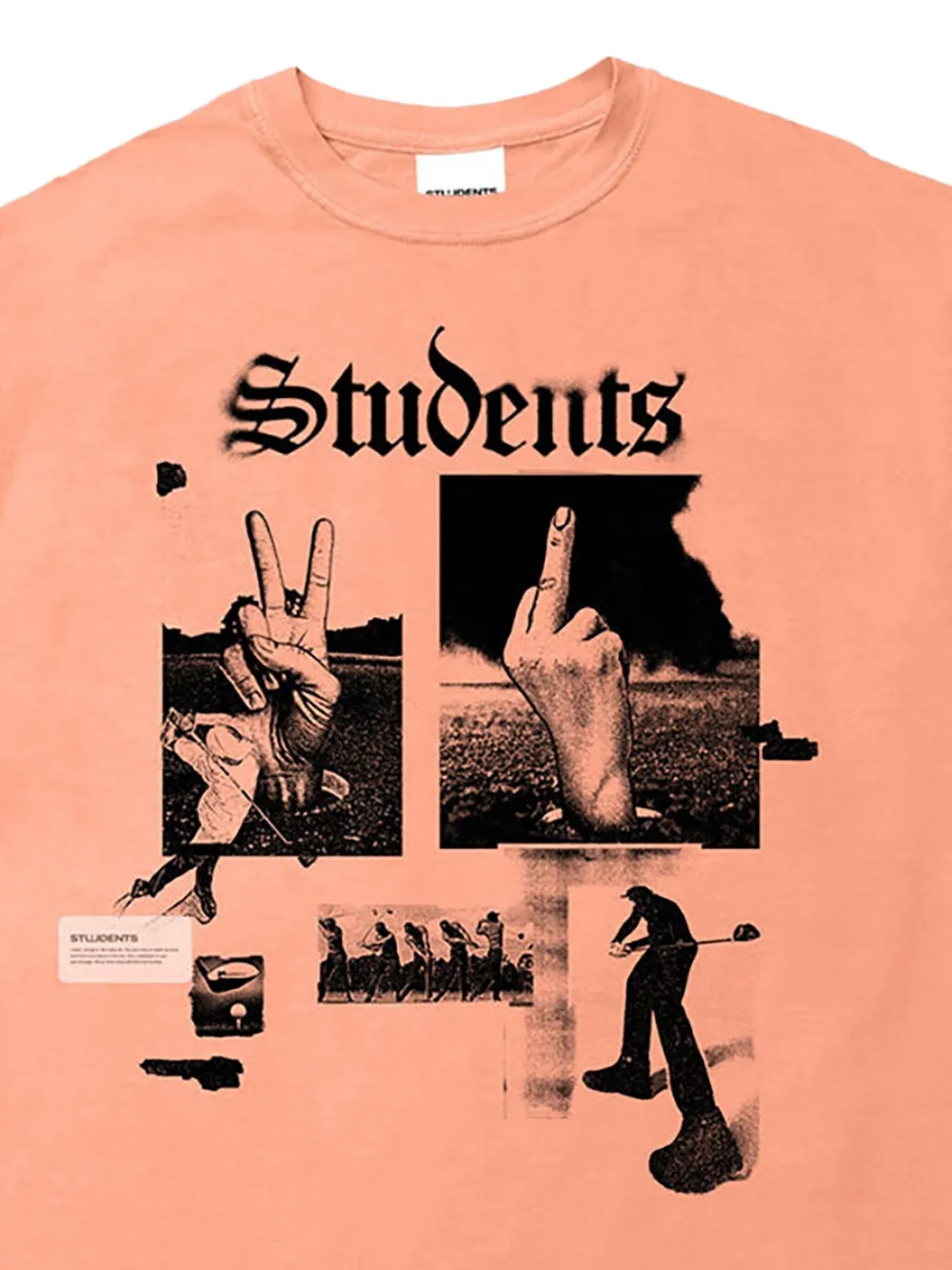 Students Golf I Quit T-shirt met grafische print - Oranje