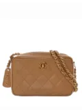 CHANEL Pre-Owned 1994-1996 CC Quilted Caviar Camera Bag crossbody bag - Brown