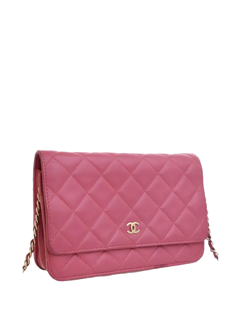 2013-2014 Classic Lambskin Wallet On Chain Crossbody Bag
