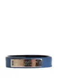 Louis Vuitton Pre-Owned 2013 Taurillon Press it Bracelet 19 costume bracelet - Blue