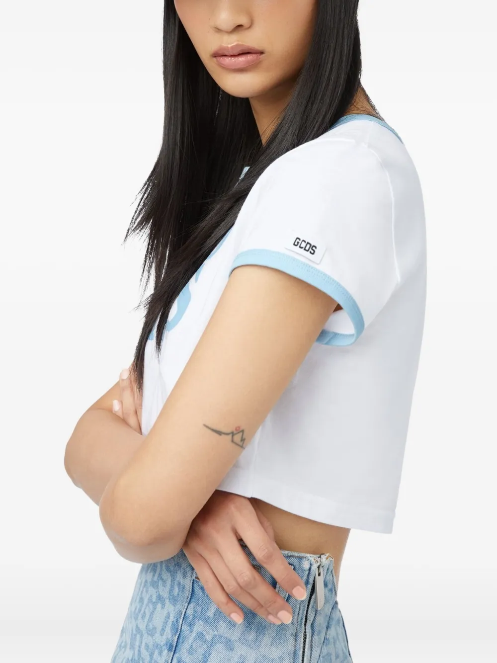 Gcds Logo-embroidered Baseball Cap In Gray