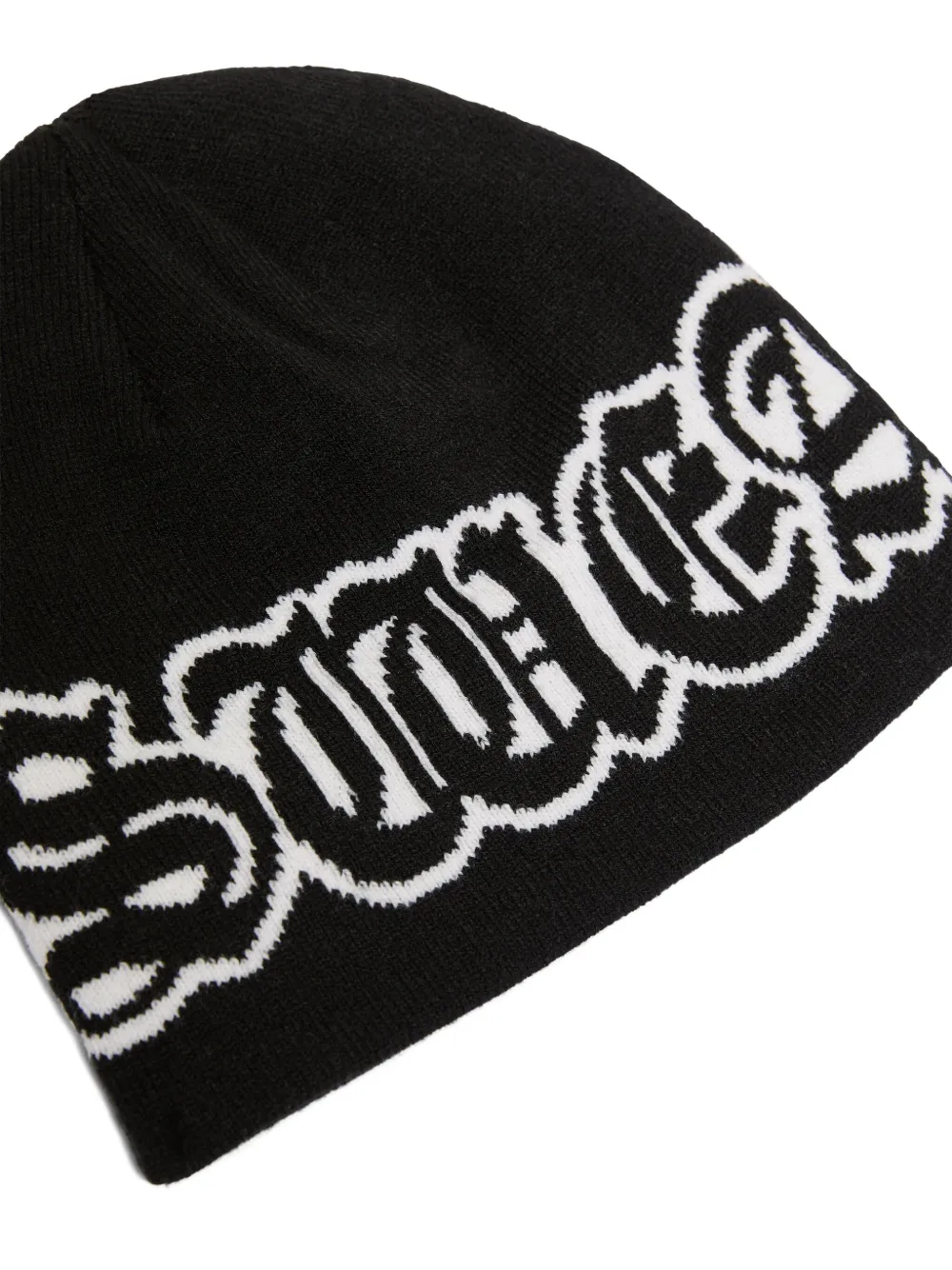 GCDS embroidered logo beanie hat | Men | Image 2