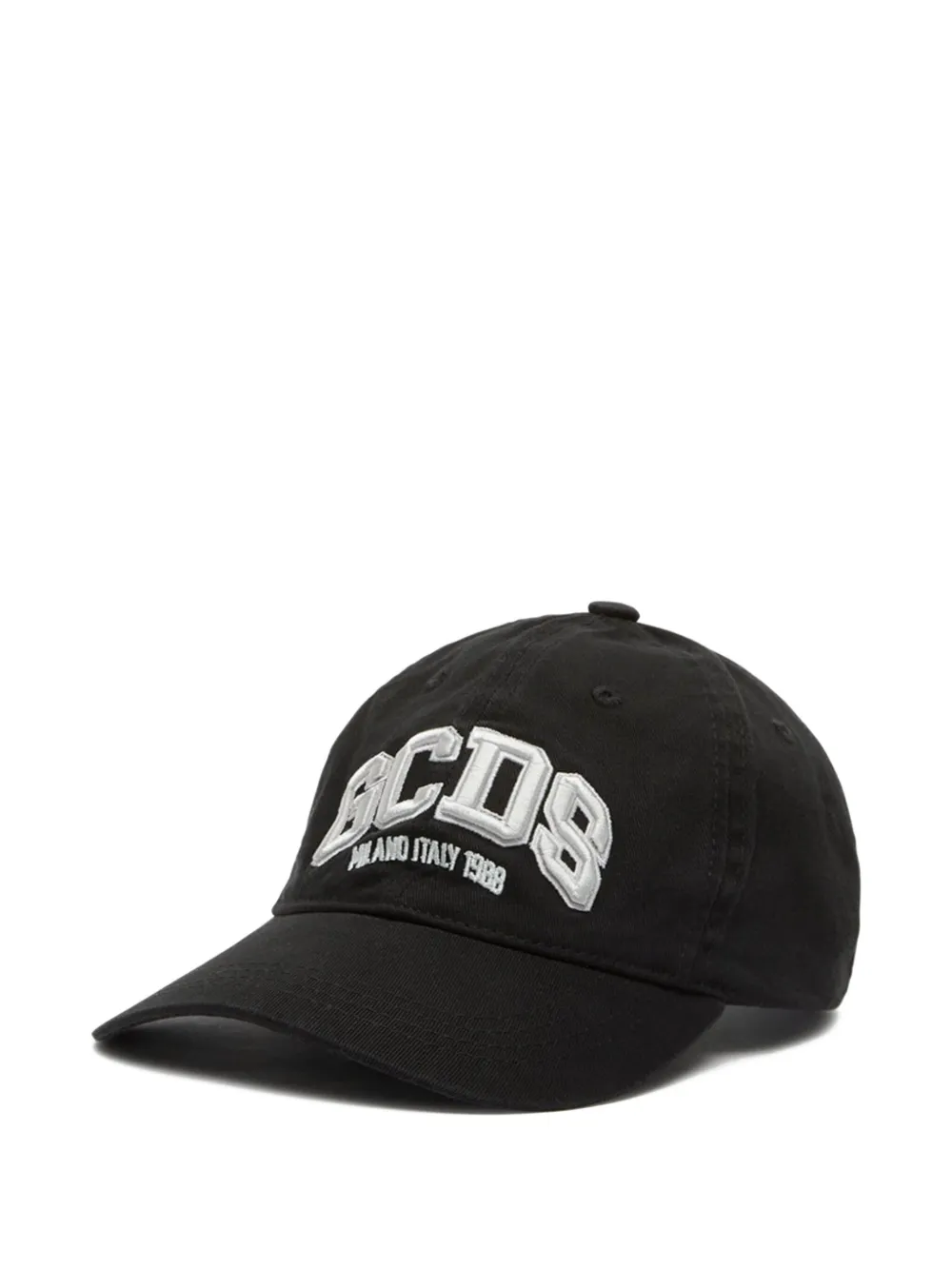 GCDS logo-embroidered baseball cap | Black | Image 1