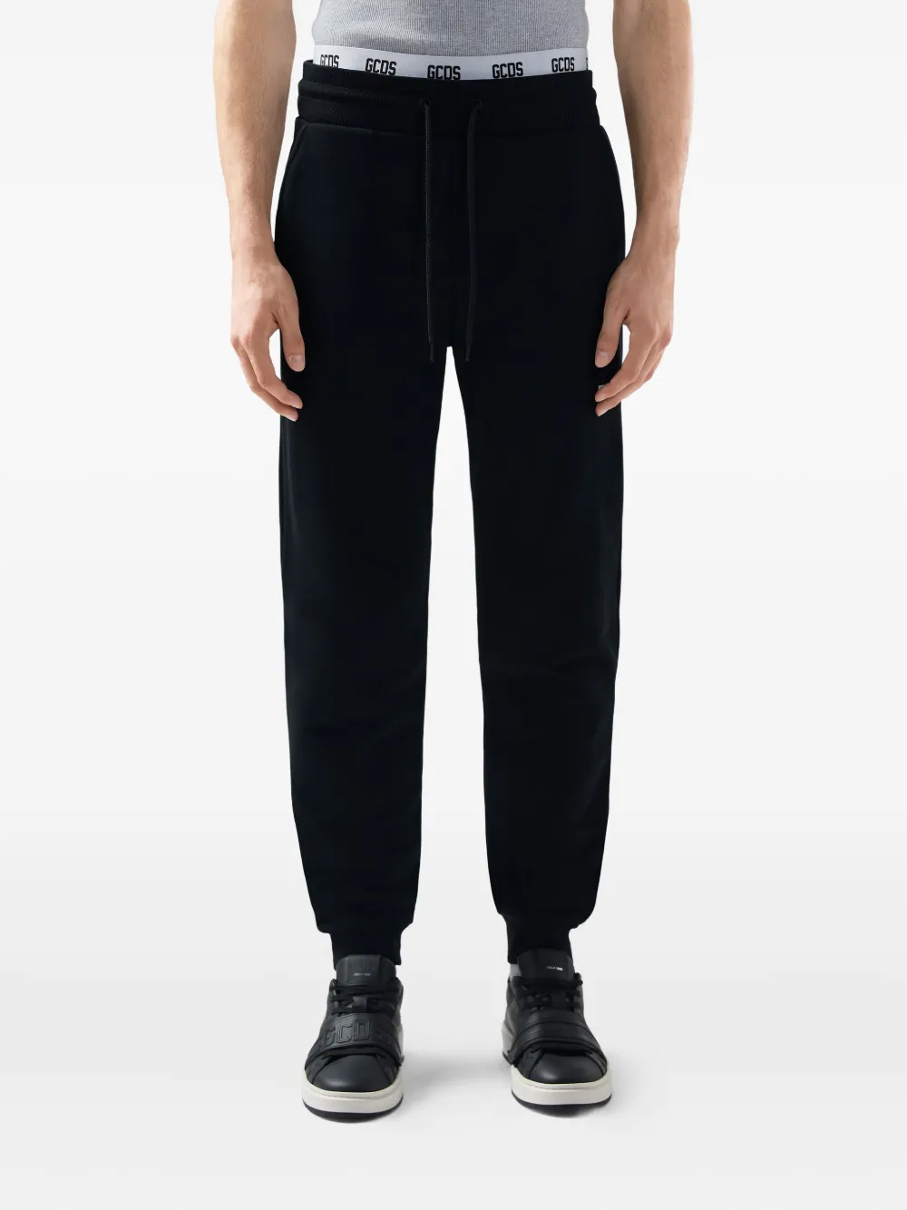 GCDS Trainingsbroek met trekkoordtaille Zwart