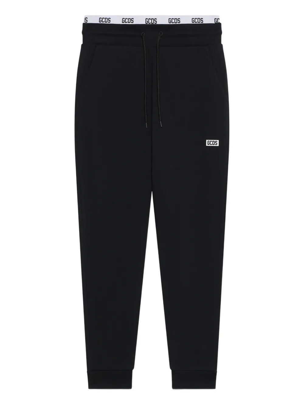 GCDS drawstring-waist pants | Black | Image 1