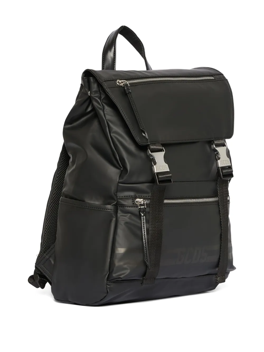 Gcds Buckle-details Backpack In Black