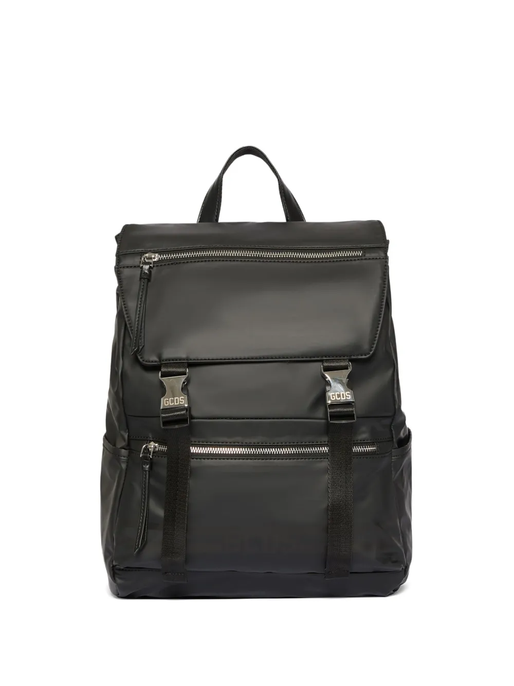 Gcds Buckle-details Backpack In Black