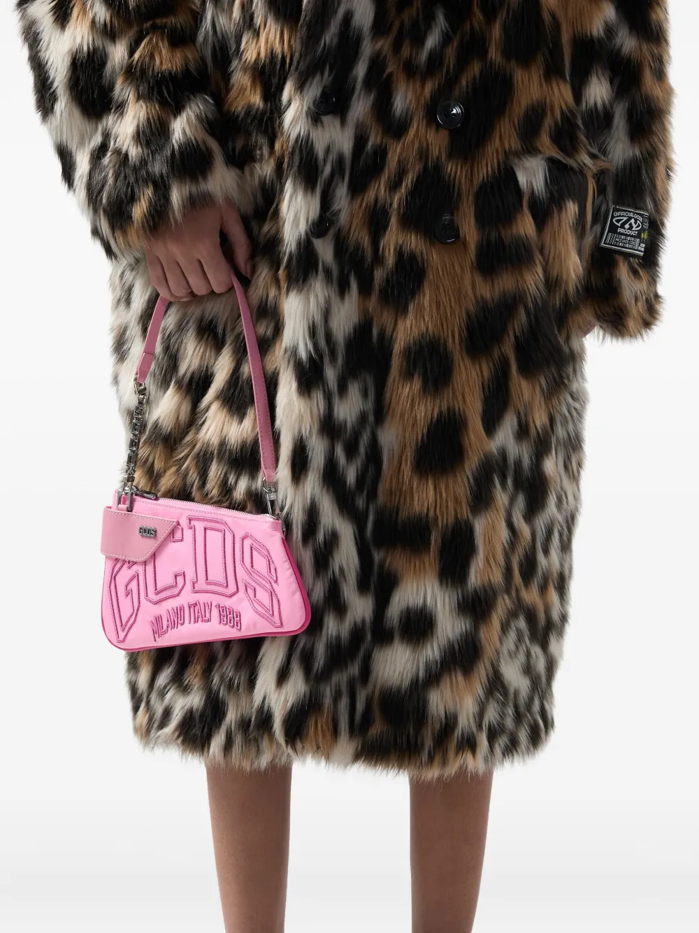 GCDS Comma Notte shoulder bag - Roze