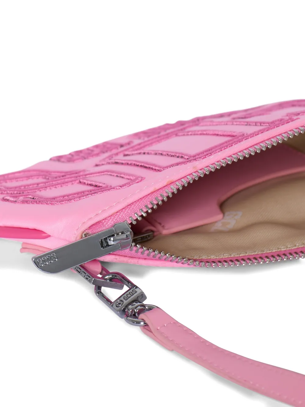 Gcds Comma Notte Shoulder Bag In Pink