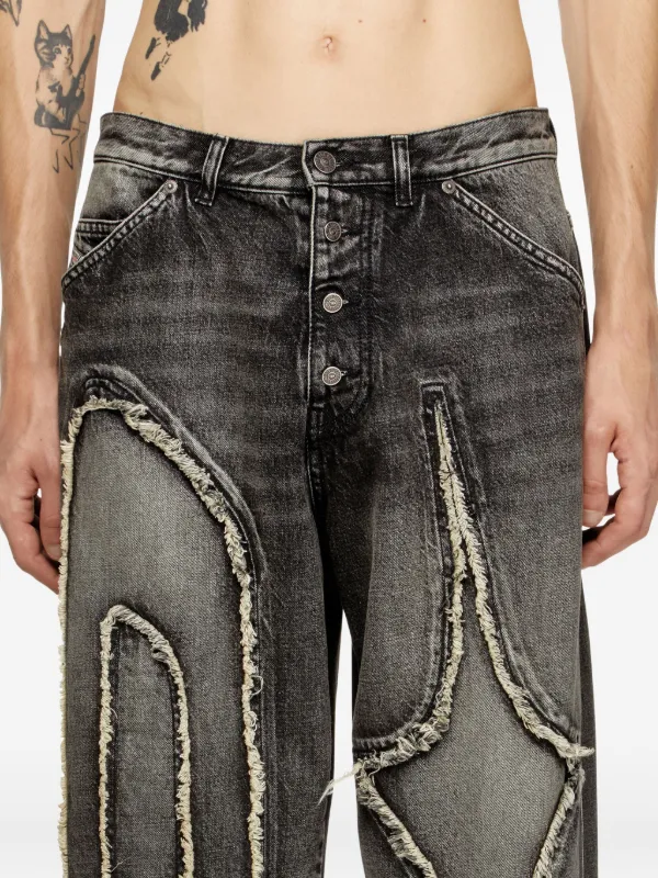 Diesel x Thug Club D-ThugClub ジーンズ | ブラック | FARFETCH JP