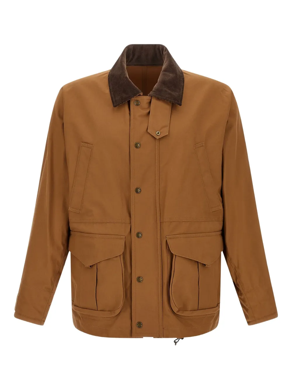 Junya Watanabe X Filson Corduroy-collar Check-insert Jacket In Brown