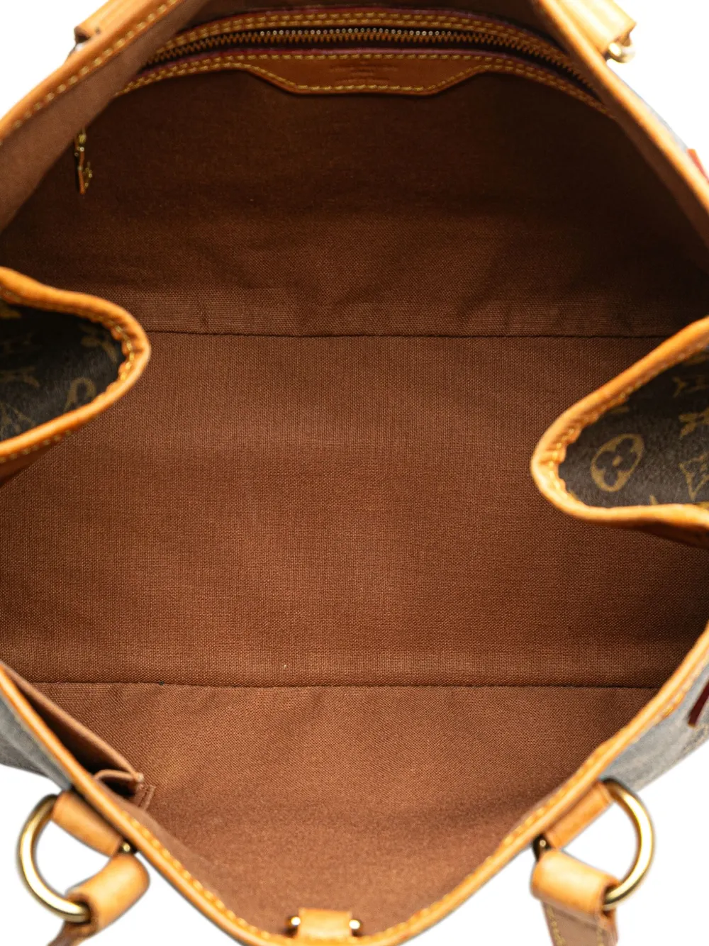 Pre-owned Louis Vuitton 2005 Monogram Batignolles Horizontal Tote Bag In Brown