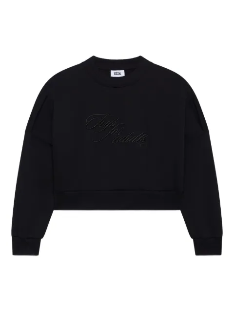 GCDS sudadera con bordado