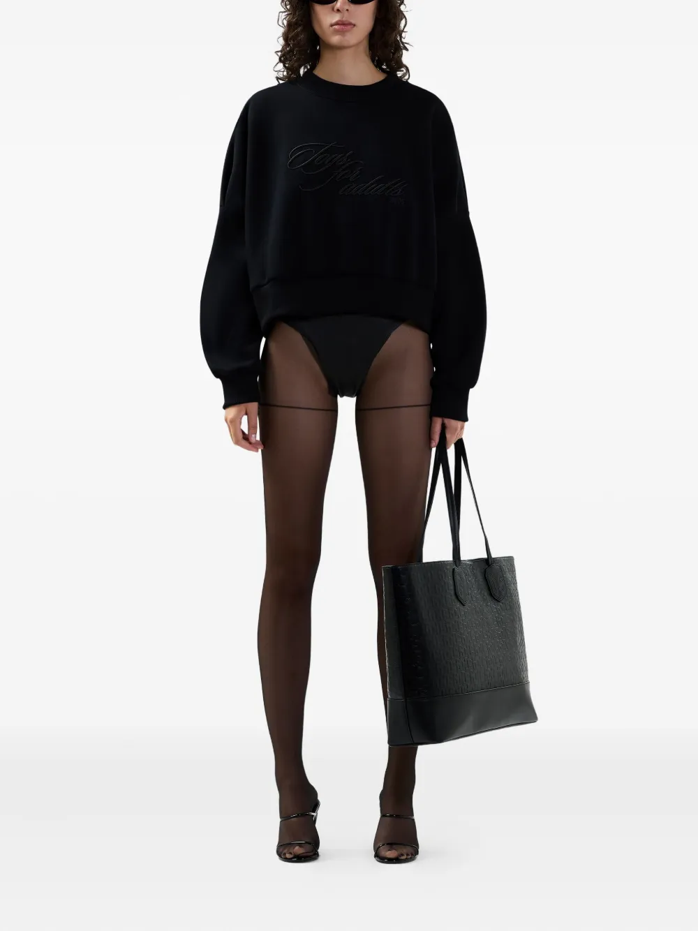 GCDS logo-embroidered sweatshirt | Sweaters | Image 2