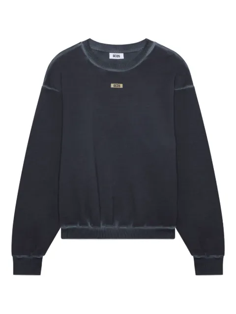 GCDS Sweatshirt mit Logo-Schild