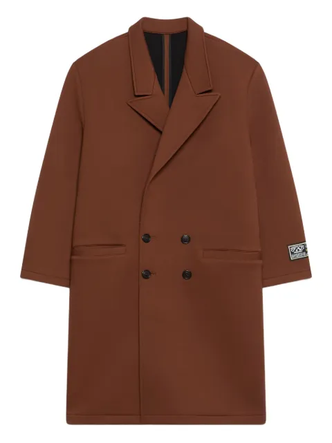 GCDS manteau croisé à patch logo