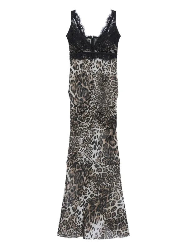 chinese dress ladies Edikted Womens Leopard Lacey Printed Corset Mini Dress main image 0