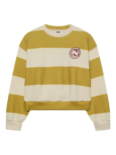 GCDS striped-pattern sweater