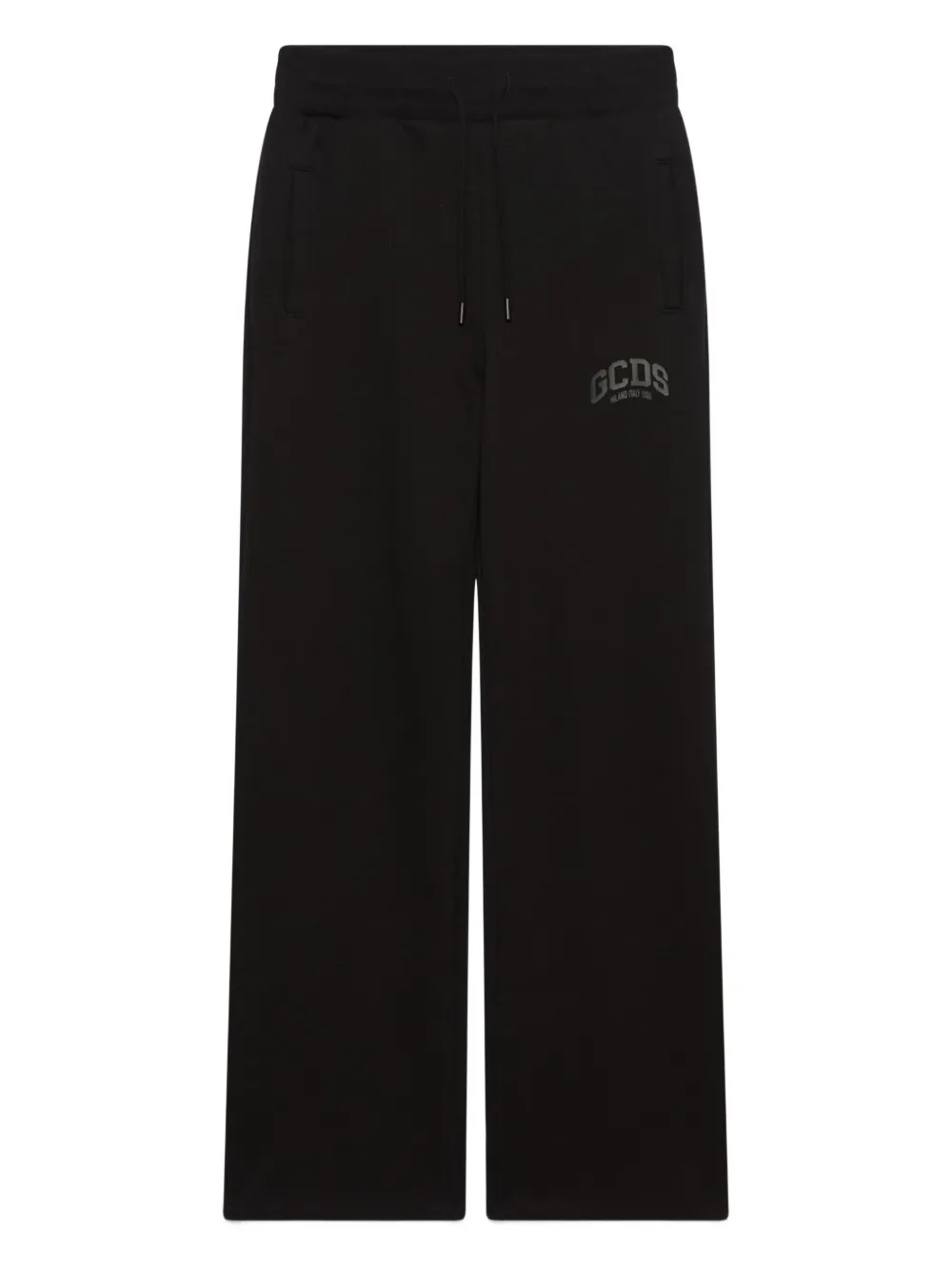 GCDS logo-print pants | Black | Image 1