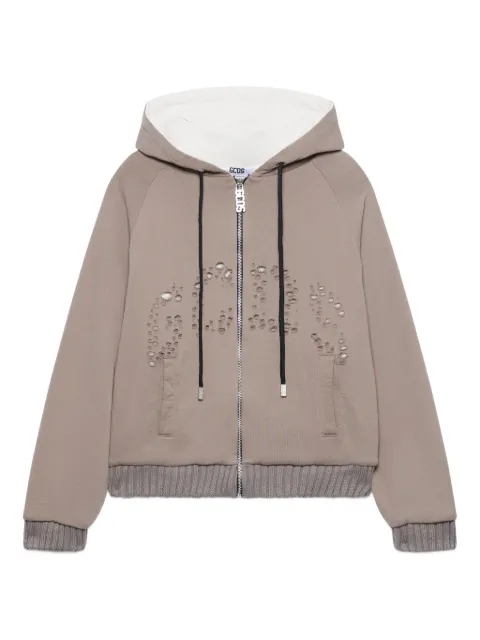 GCDS Distressed zip jumpers