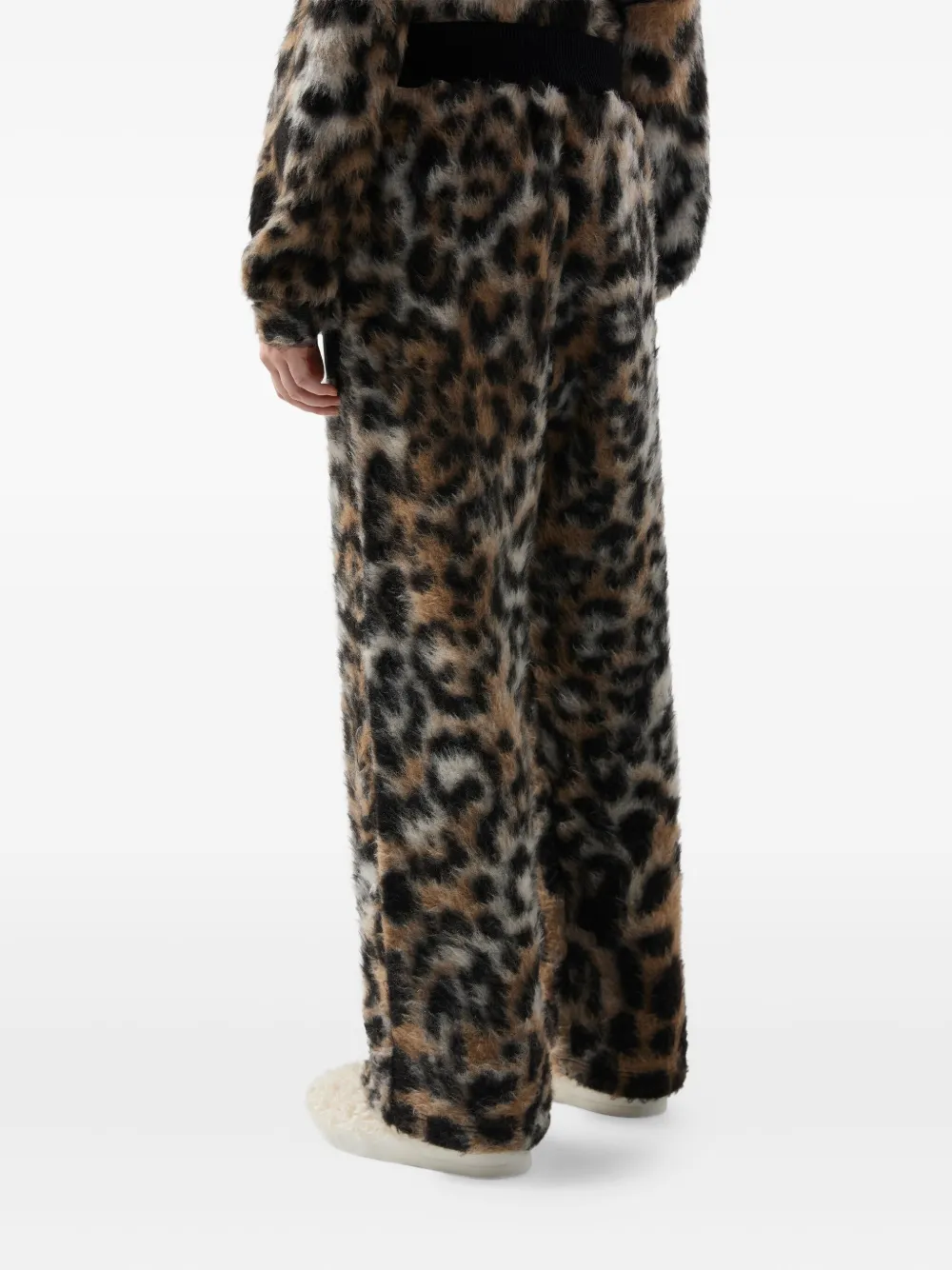 Gcds Hose Mit Leoparden-print In Brown