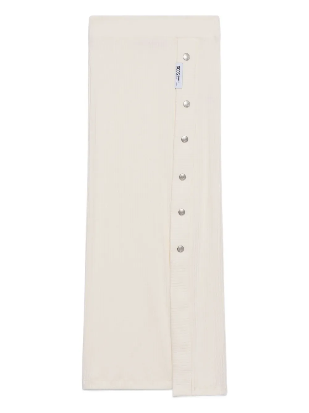 GCDS button ribbed skirt | Neutrals | Image 1
