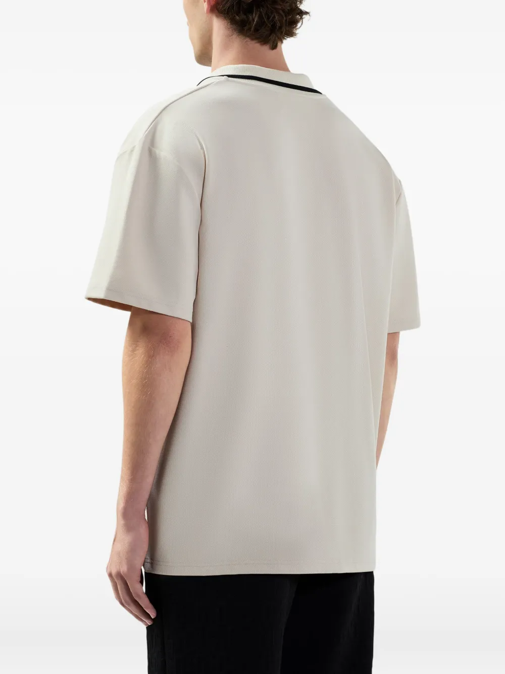 GCDS Piqué poloshirt Beige