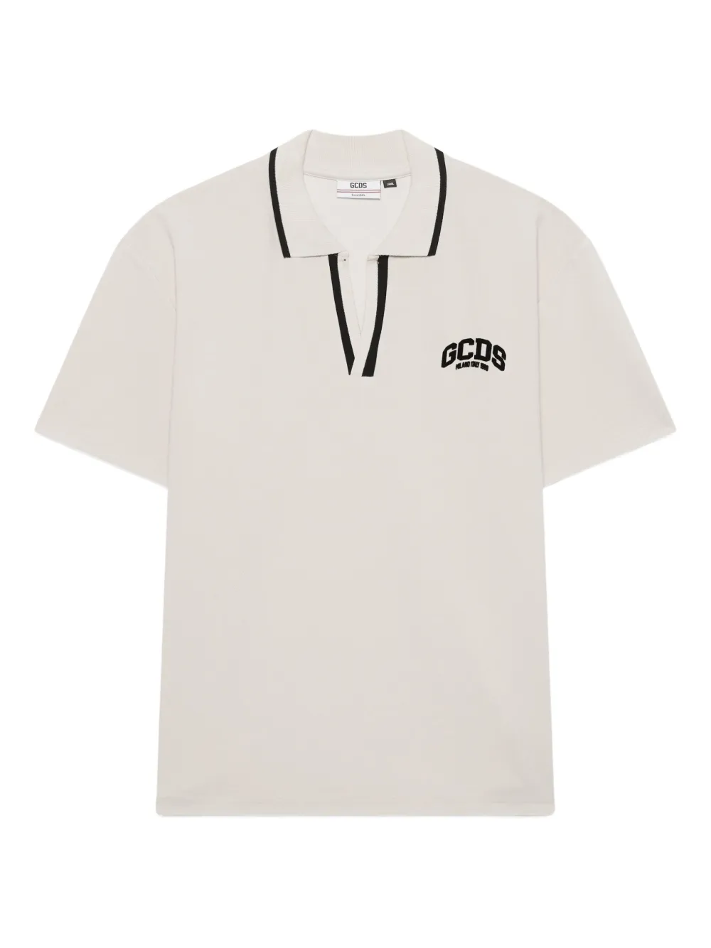 GCDS logo-print T-shirt | Neutrals | Image 1