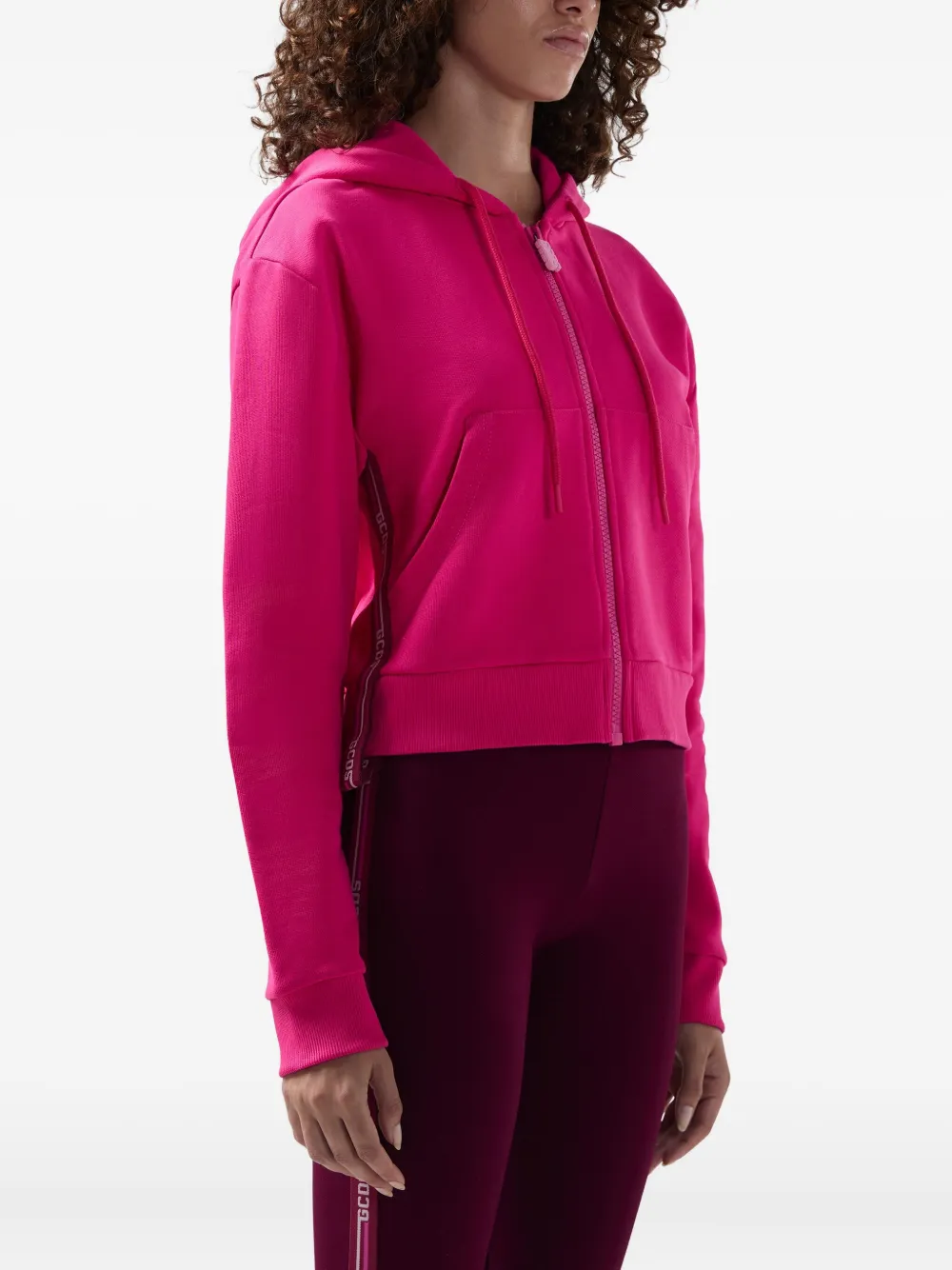Gcds Kapuzenpullover Mit Reissverschluss In Pink