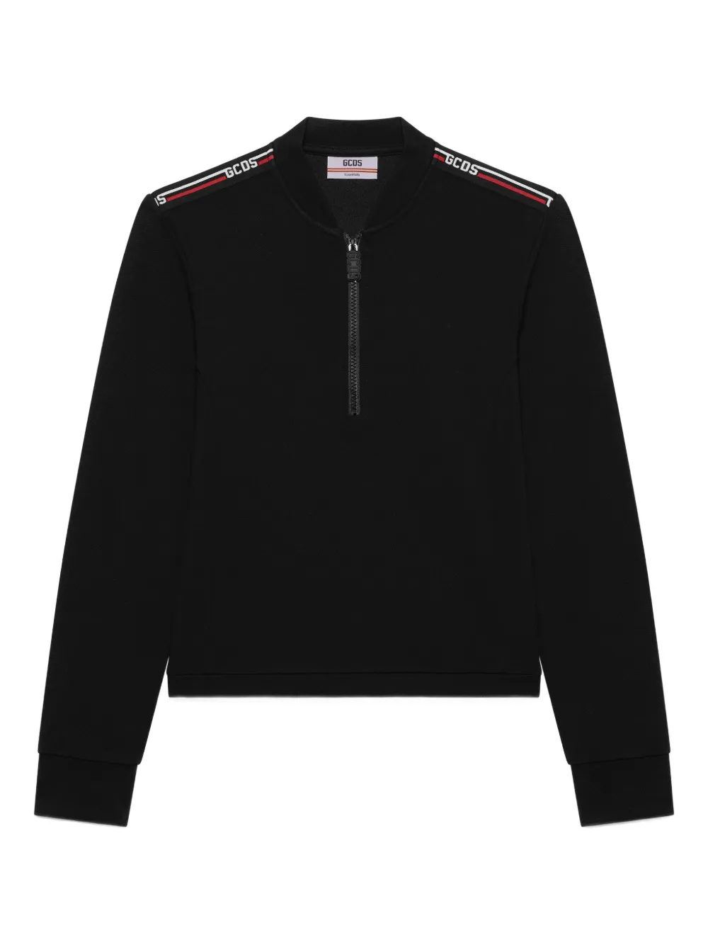GCDS zip-collar sweater | negro | Image 1