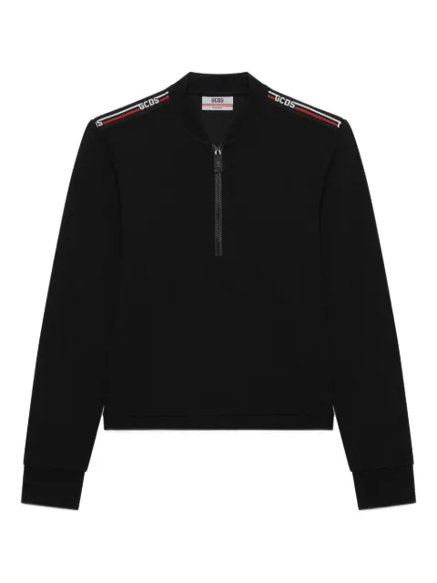 GCDS zip-collar sweater