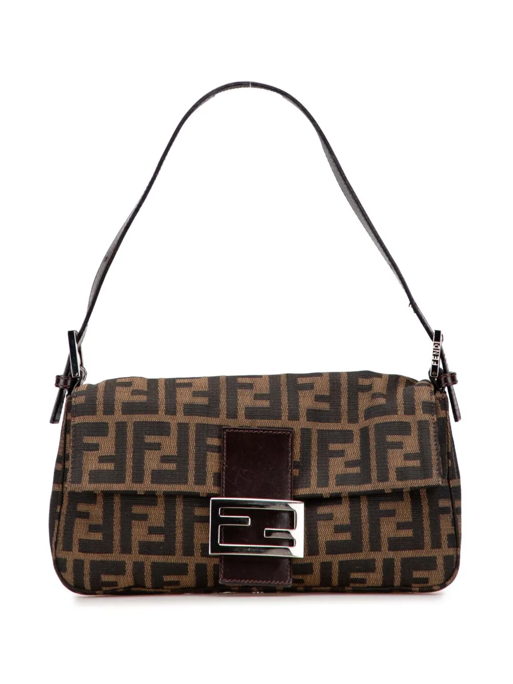 Fendi Pre-Owned 20th Century Zucca Canvas Baguette shoulder bag | Brown | Image 1