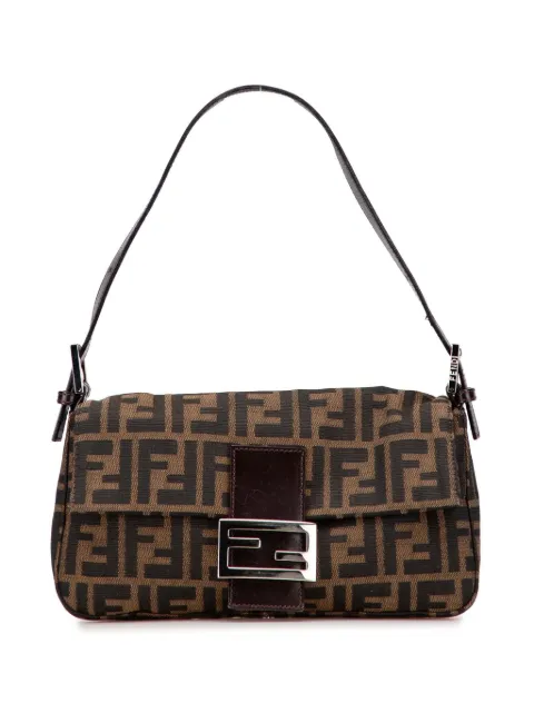 Fendi Pre-Owned 20th Century Zucca Canvas Baguette shoulder bag