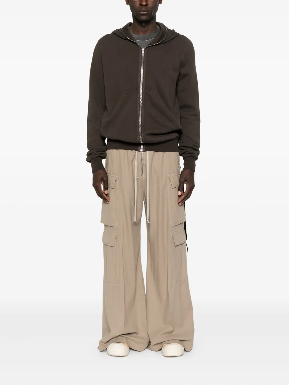 Rick Owens Double Cargo Jumbo Belas broek - Beige