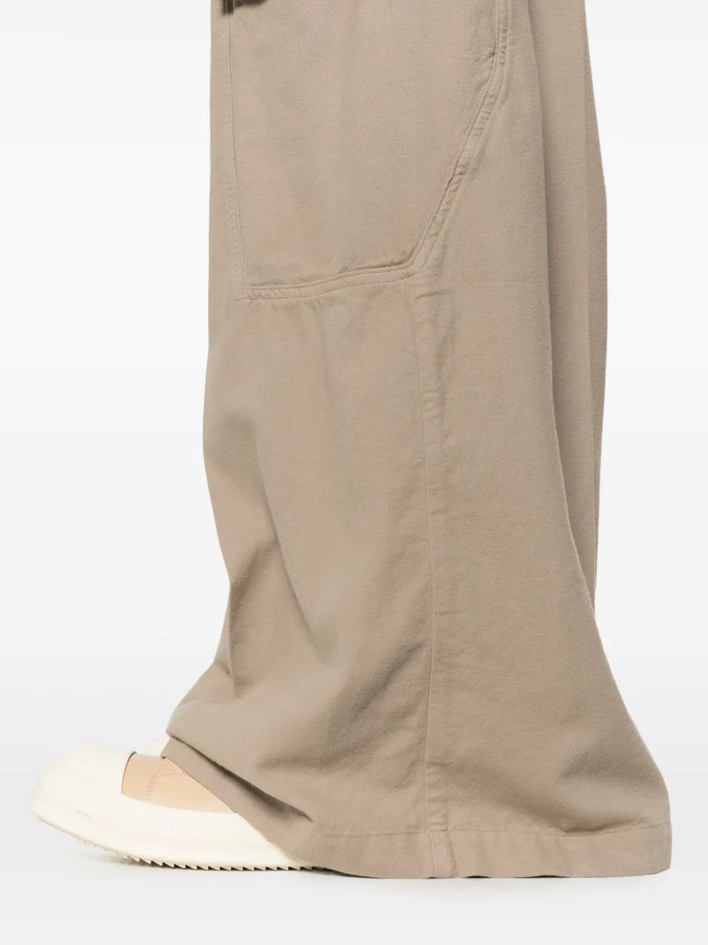 Rick Owens DRKSHDW Double Cargo Jumbo Belas broek Beige