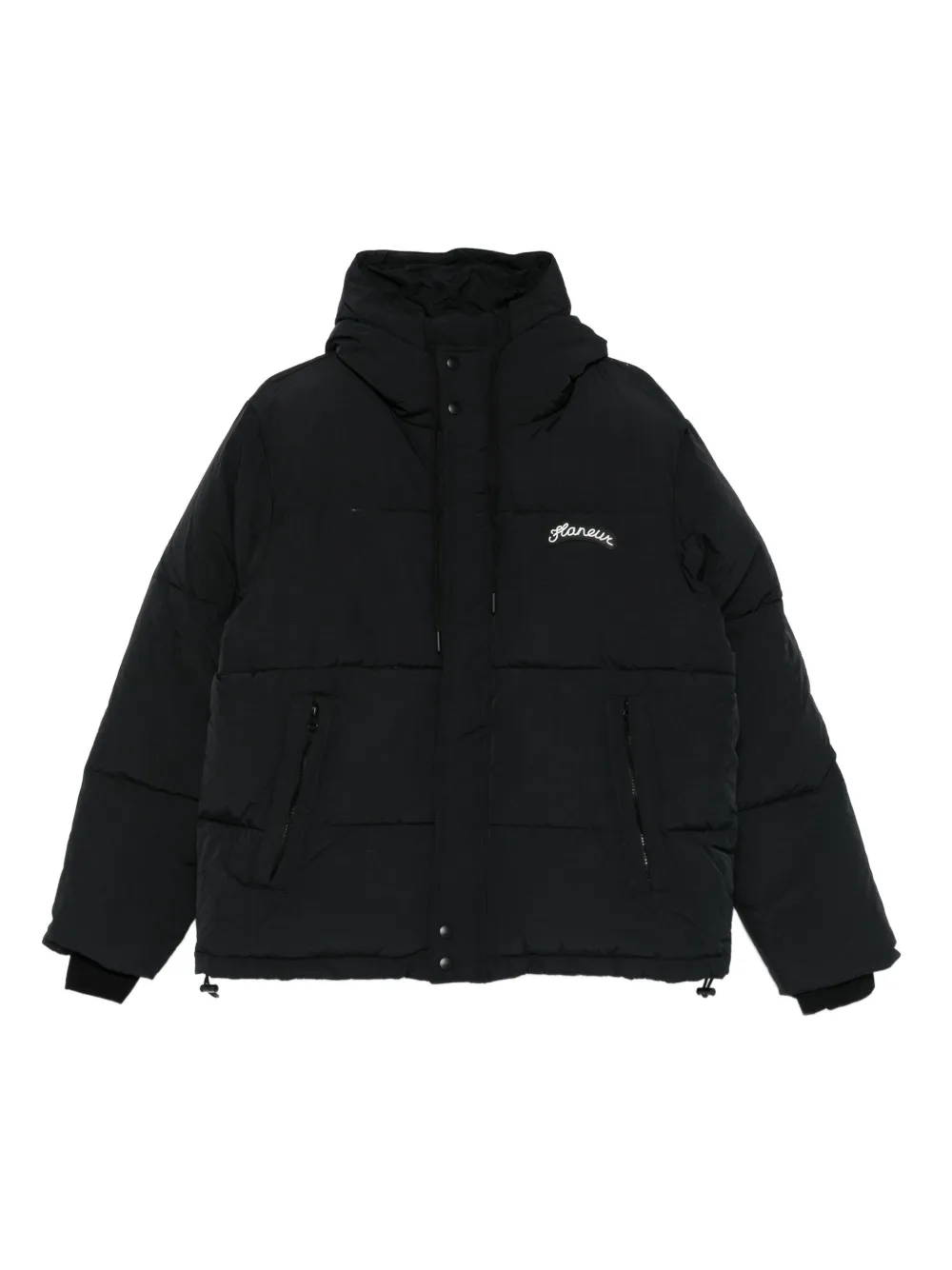FLÂNEUR hooded padded jacket | Black | Image 1