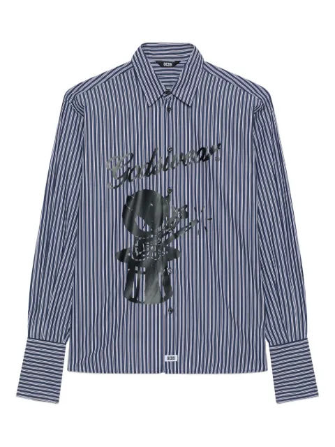GCDS striped-pattern shirt