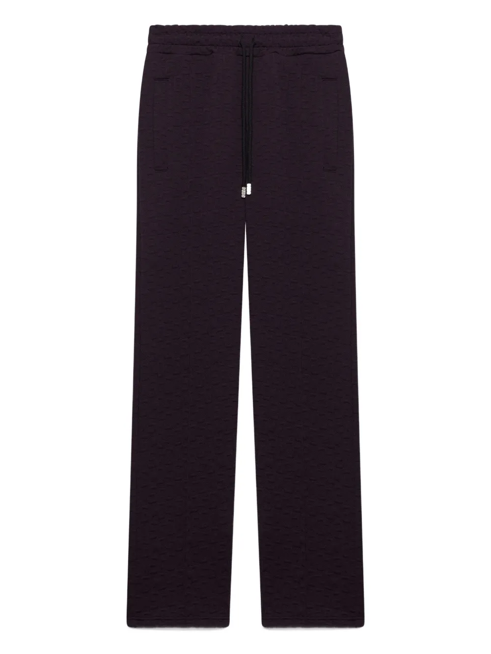 Gcds Monogram-jogger Straight Trousers In Multi