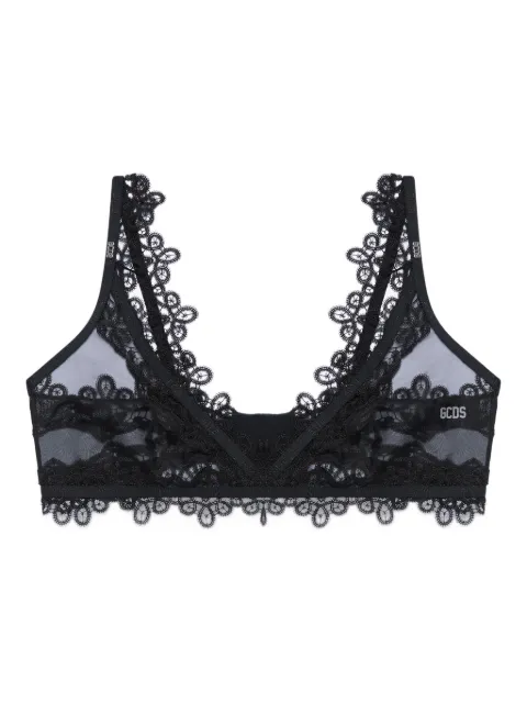 GCDS lace bralette bras