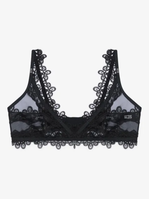 GCDS brasier estilo bralette de encaje