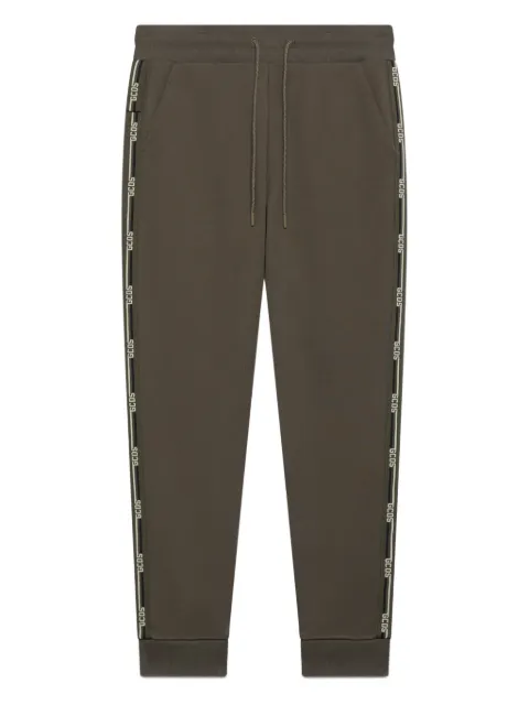 GCDS logo-tape track pants