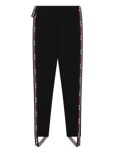 GCDS logo-tape leggings