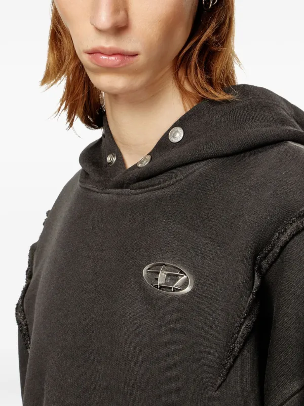 Diesel x Thug Club ロゴプレート パーカー | ブラック | FARFETCH JP Diesel x Thug Club ロゴプレート パーカー | ブラック | FARFETCH JP