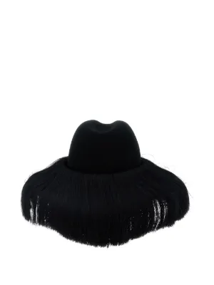 Simone Rocha エコファー バラクラバ | ブラック | FARFETCH JP
