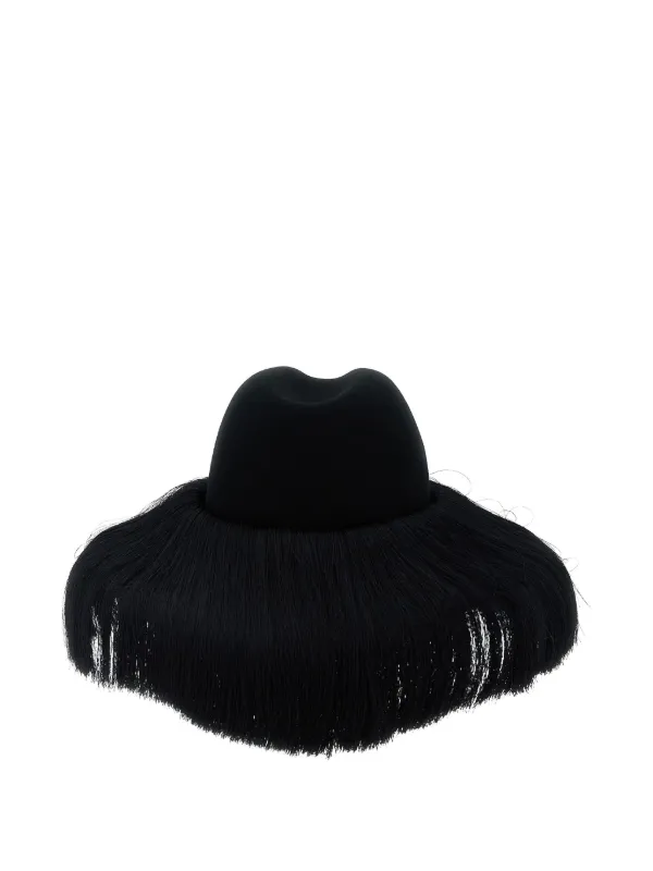 Comme Des Garçons x Hizume フェドーラハット | ブラック | FARFETCH JP