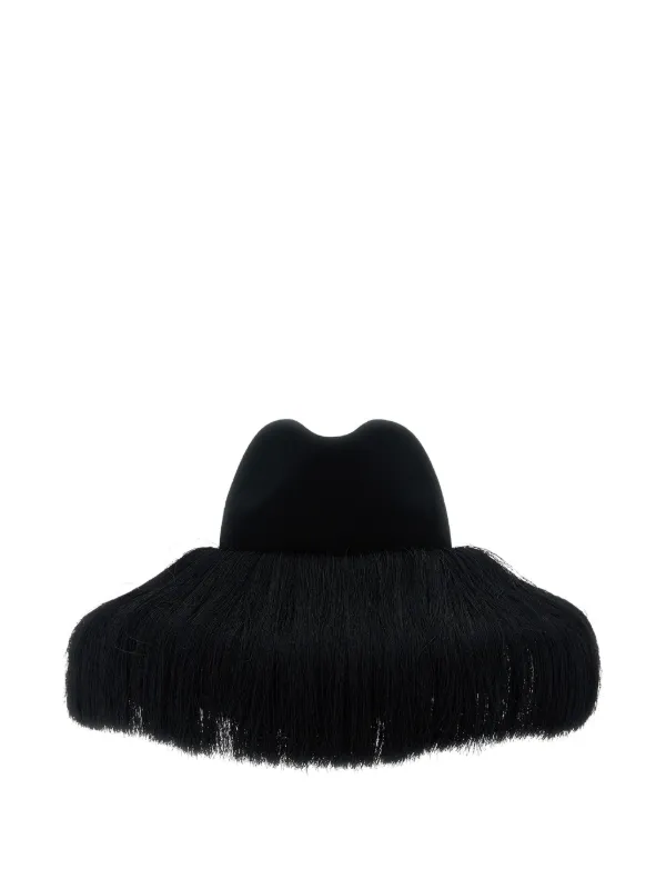 Comme Des Garçons x Hizume フェドーラハット | ブラック | FARFETCH JP